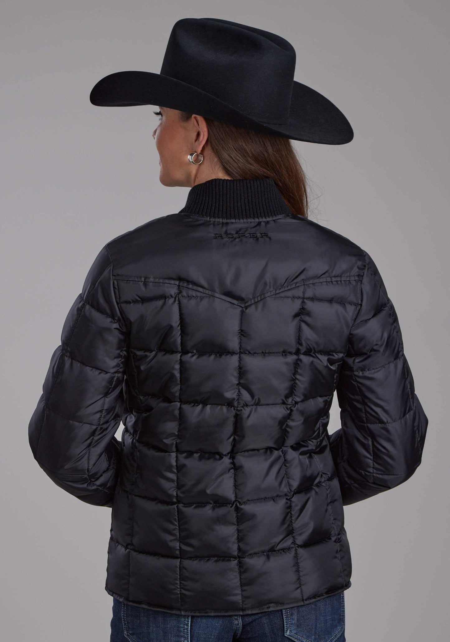 Roper Womens Women's Black Zipper Jacket - Roper - Flyclothing LLC