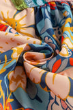 Multicolour Crochet V Neck Half Sleeve Boho Floral Blouse - Trendsi - Flyclothing LLC