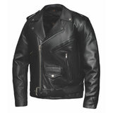 Vanguard - Men's Classic MC Leather Jacket - Unik Just for Bikers - Flyclothing LLC