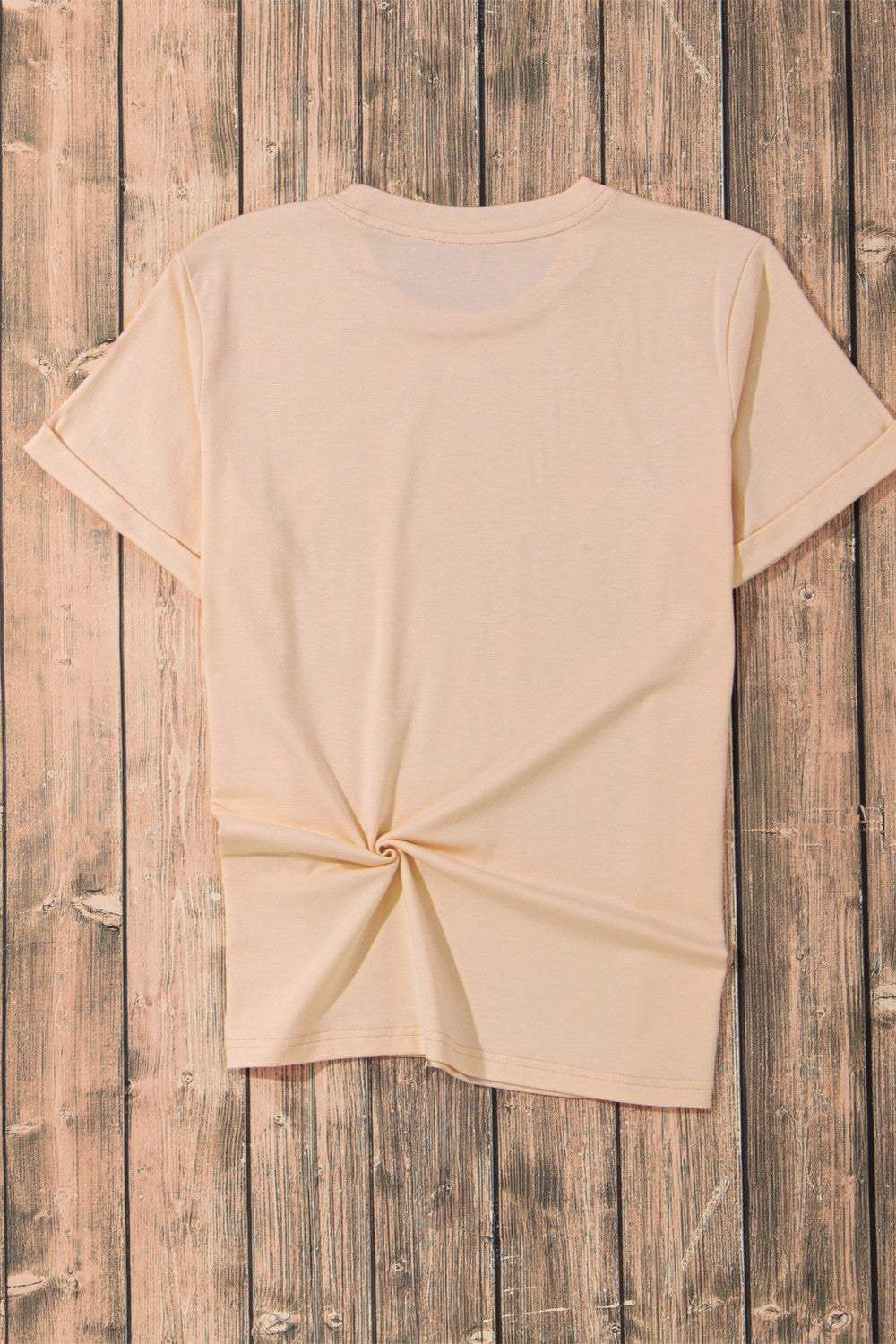 Pumpkin Round Neck Short Sleeve T-Shirt - Trendsi - Flyclothing LLC