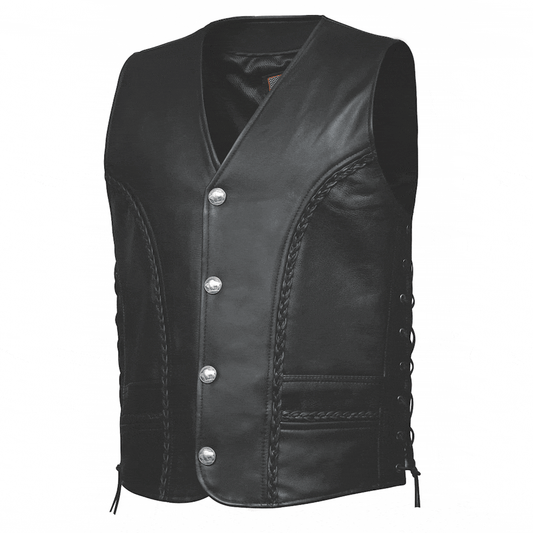 0319.BF - Mens Ultra Leather Vest