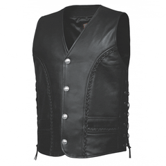 0319.BF - Mens Ultra Leather Vest