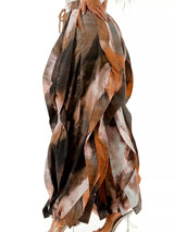 Printed Cargo Pants with Drawstring Waist - Trendsi - Flyclothing LLC