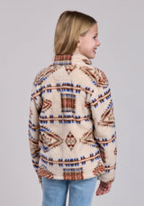 Roper Girls Jacket Zipper 1/4 Zip Polar Fleece Pullover Western Jacket