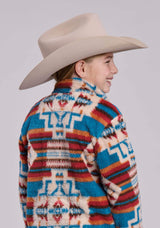 Roper Girls Jacket Snap 1/4 Zip Polar Fleece Pullover Western Jacket - Roper - Flyclothing LLC