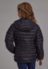 Roper Girls Black Nylon Hooded Coat Zipper Jacket - Roper - Flyclothing LLC