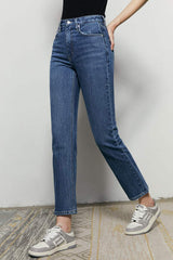 Activity Grrrl High Rise Kick Crop Jeans HJ017 - Hey Joanie - Flyclothing LLC