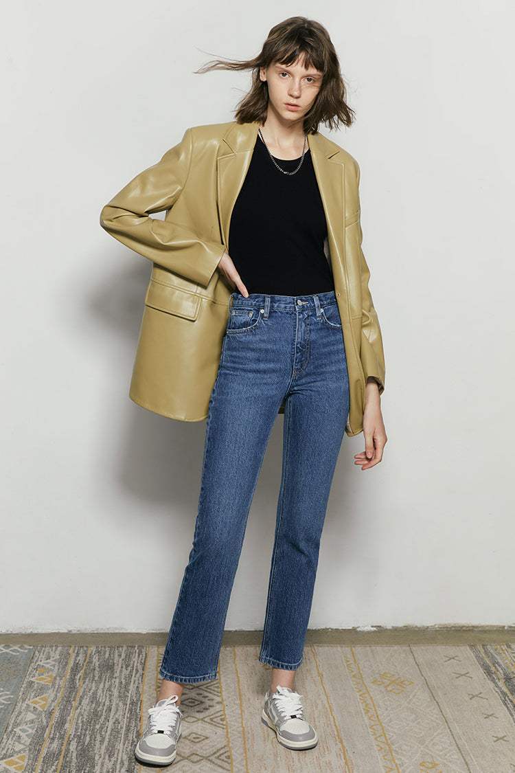 Activity Grrrl High Rise Kick Crop Jeans HJ017 - Hey Joanie - Flyclothing LLC