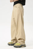 Wide Leg Jeans with Pockets - Trendsi