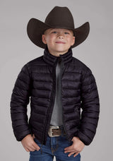 Roper Boys Black Nylon Parachute Zipper Jacket - Roper - Flyclothing LLC