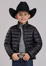 Roper Boys Jacket Zipper Nylon Parachute Western Jacket