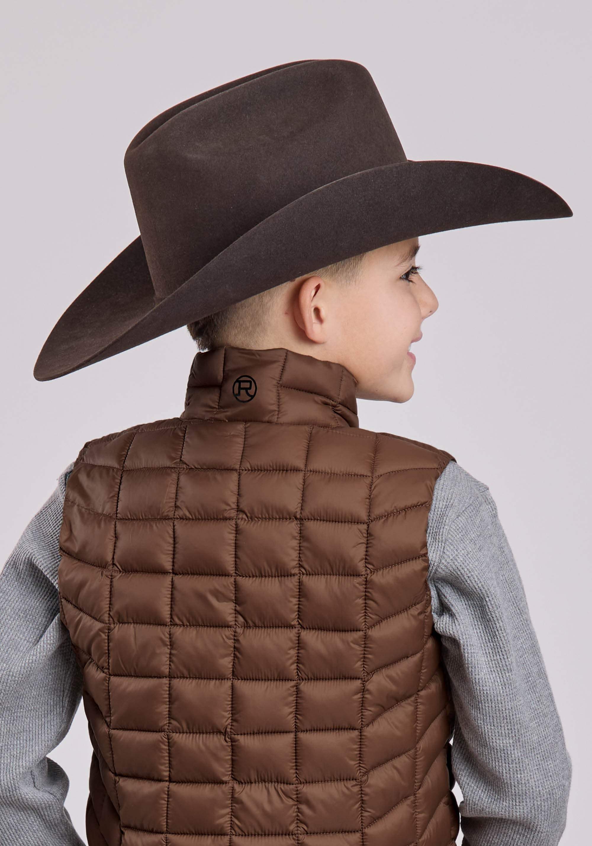 Roper Boys Vest Zipper Nylon Parachute Western Vest - Roper - Flyclothing LLC