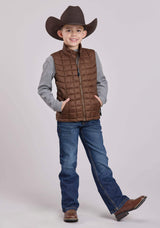 Roper Boys Vest Zipper Nylon Parachute Western Vest - Roper - Flyclothing LLC