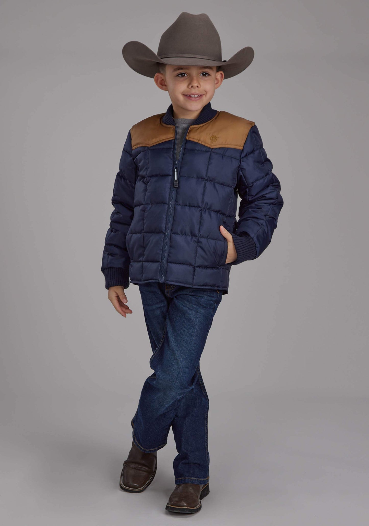 Roper Boys Poly Fill Zipper Jacket - Roper - Flyclothing LLC