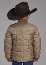 Roper Boys Khaki Zipper Jacket - Roper - Flyclothing LLC