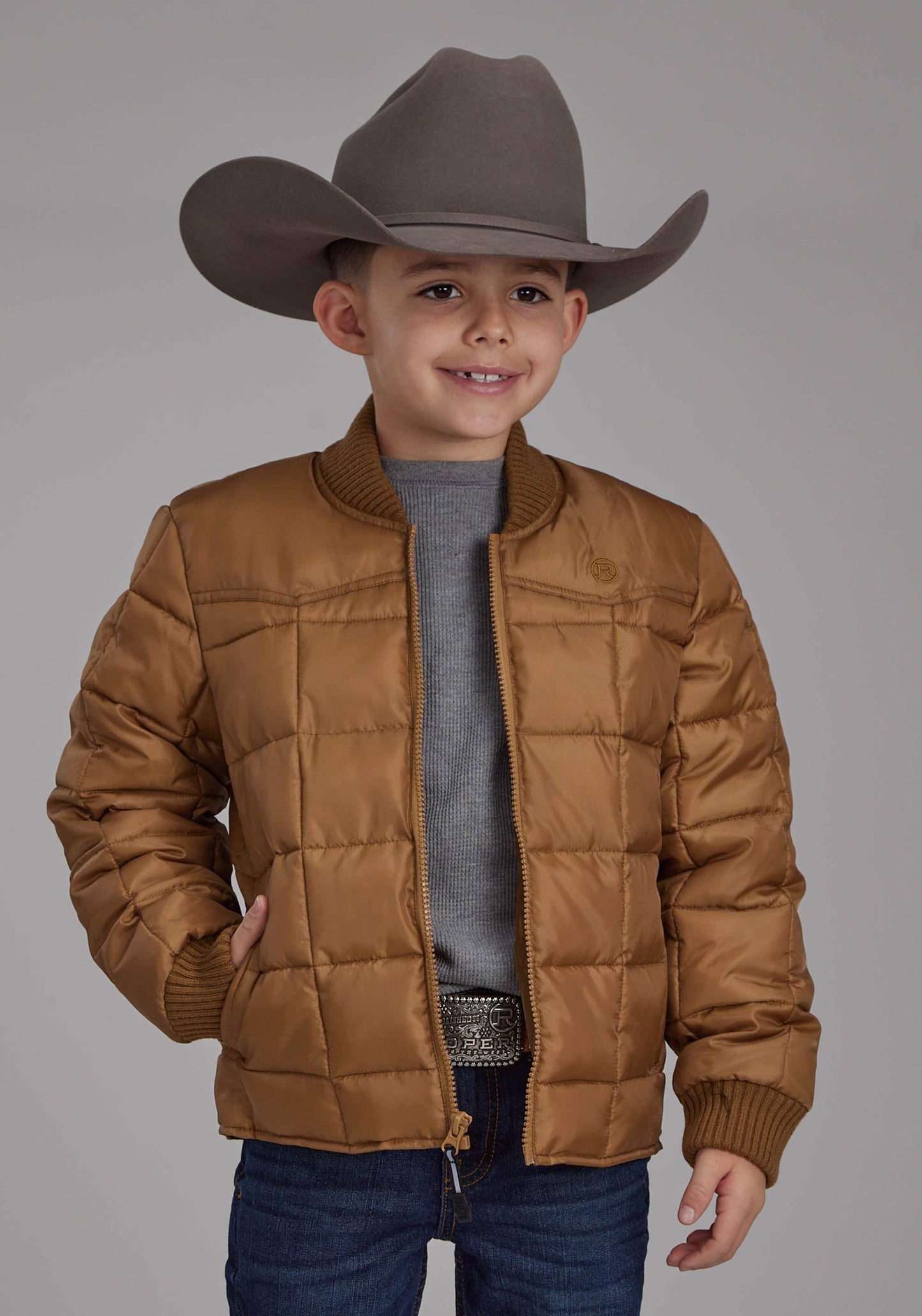 Roper Boys Carmel Zipper Jacket - Roper - Flyclothing LLC
