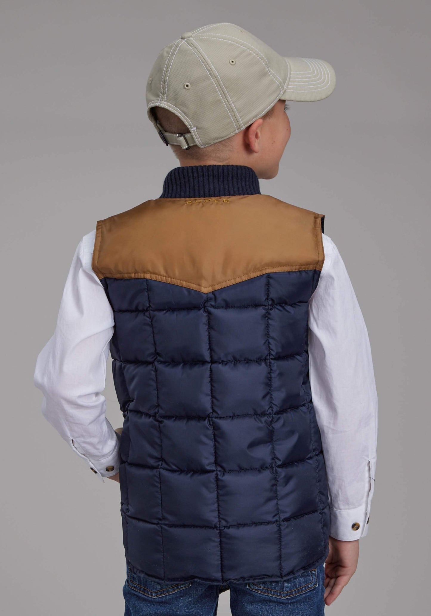 Roper Boys Poly Fill Zipper Vest - Roper - Flyclothing LLC