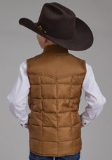 Roper Boys Carmel Zipper Vest