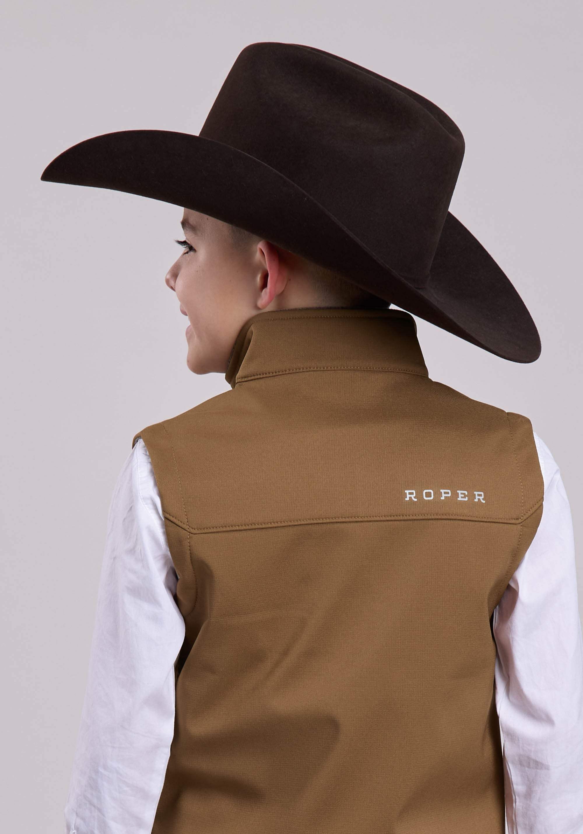 Boys Roper Ripstop Tobacco Vest - Roper - Flyclothing LLC