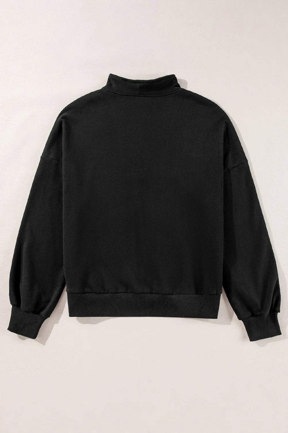 Half Zip Long Sleeve Sweatshirt - Trendsi - Flyclothing LLC