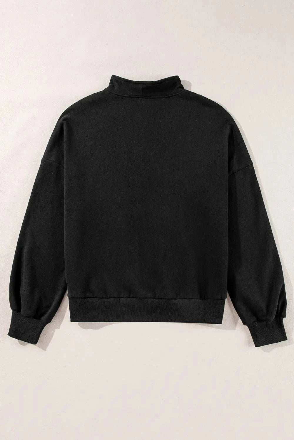 Half Zip Long Sleeve Sweatshirt - Trendsi - Flyclothing LLC