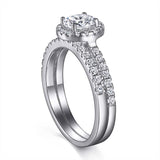 The Eleanor - Wedding Ring Set - VG Rings - Flyclothing LLC