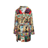 Baha Ranch Colores de Mexico The Love of Mexico Fleece Robe