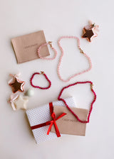 Pink Jade + 14k Gold Filled Toggle || Gemstone Necklace - CanyonLeaf - Flyclothing LLC