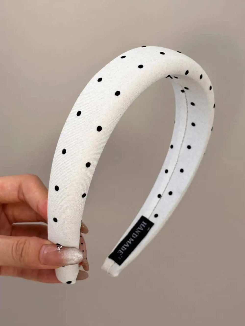 Polka Dot Polyester Wide Headband - Trendsi - Flyclothing LLC