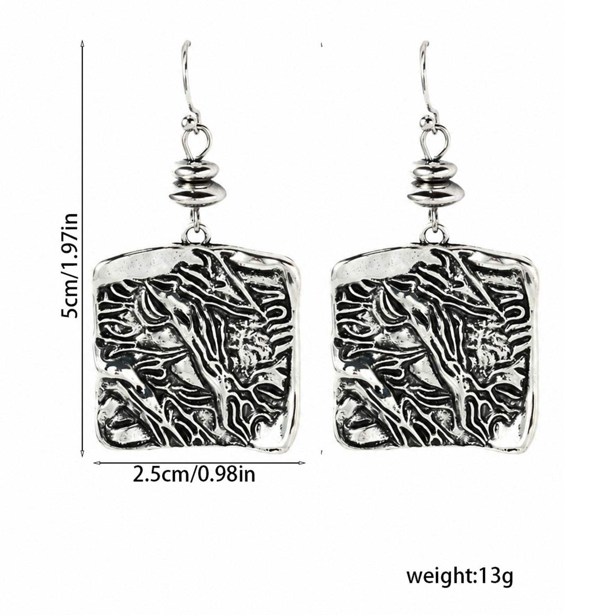 Vintage Square Earrings For Women - My Store - Flyclothing LLC