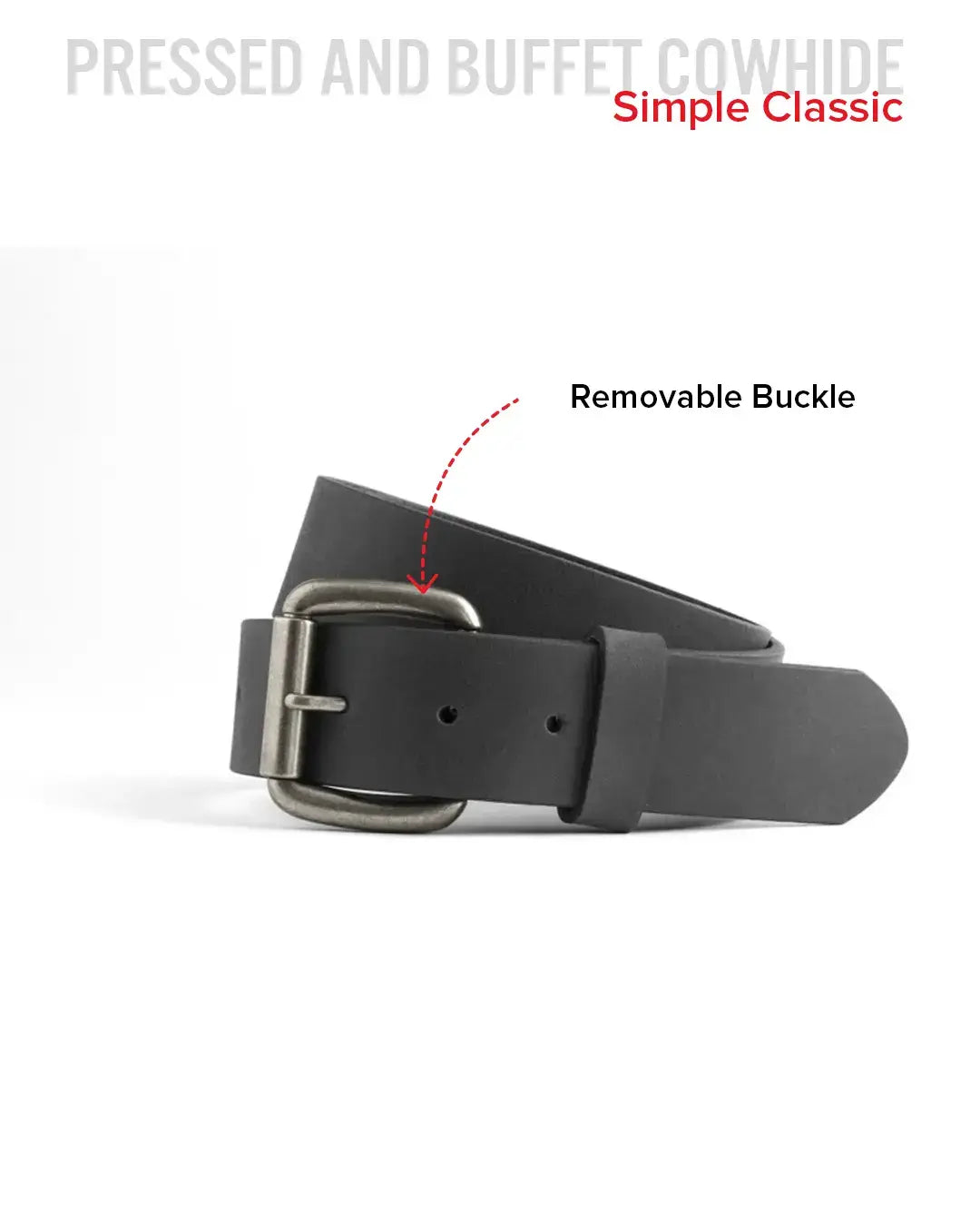 Leather Belt 1 1/2" - First Manufacturing Company - Flyclothing LLC
