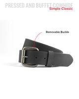 Leather Belt 1 1/2" - First Manufacturing Company - Flyclothing LLC