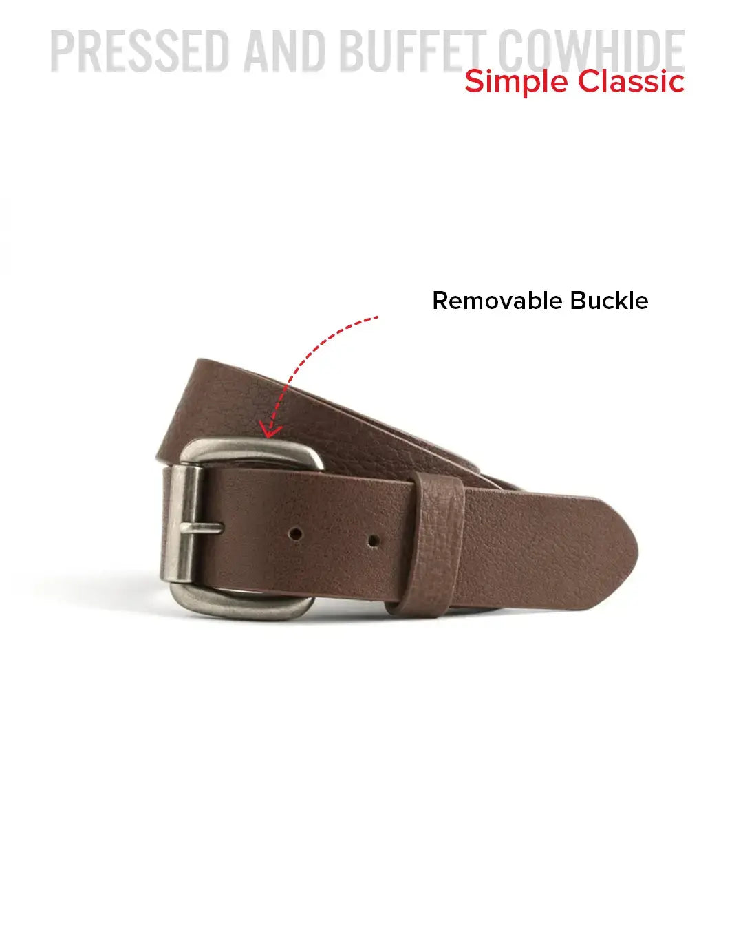 Leather Belt 1 1/2" - First Manufacturing Company - Flyclothing LLC