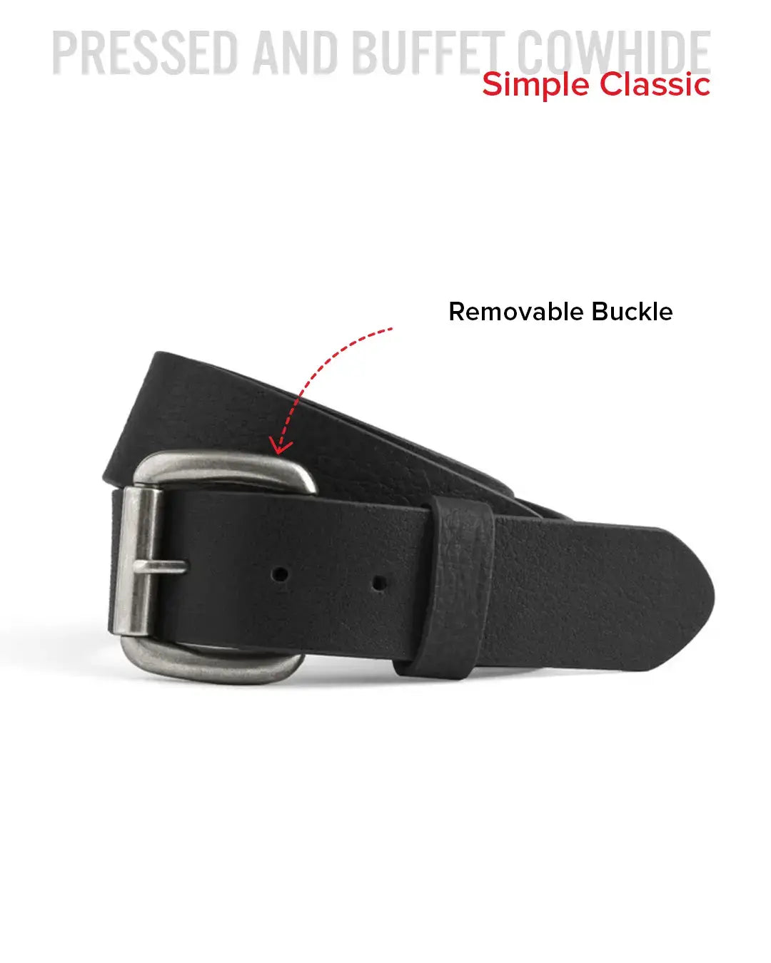 Leather Belt 1 1/2" - First Manufacturing Company - Flyclothing LLC