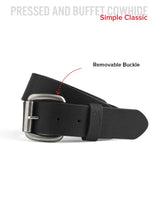 Leather Belt 1 1/2" - First Manufacturing Company - Flyclothing LLC