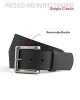 Leather Belt 1 3/4" - First Manufacturing Company - Flyclothing LLC