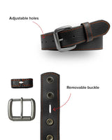 FULL GRAIN WITH CUSTOM STITCH BELTS - First Manufacturing Company - Flyclothing LLC
