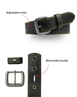 FULL GRAIN WITH CUSTOM STITCH BELTS - First Manufacturing Company - Flyclothing LLC