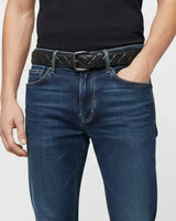 Diamond Quilted Leather Belt - First Manufacturing Company - Flyclothing LLC