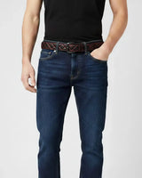 Diamond Quilted Leather Belt - First Manufacturing Company - Flyclothing LLC