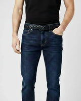 Diamond Quilted Leather Belt - First Manufacturing Company - Flyclothing LLC