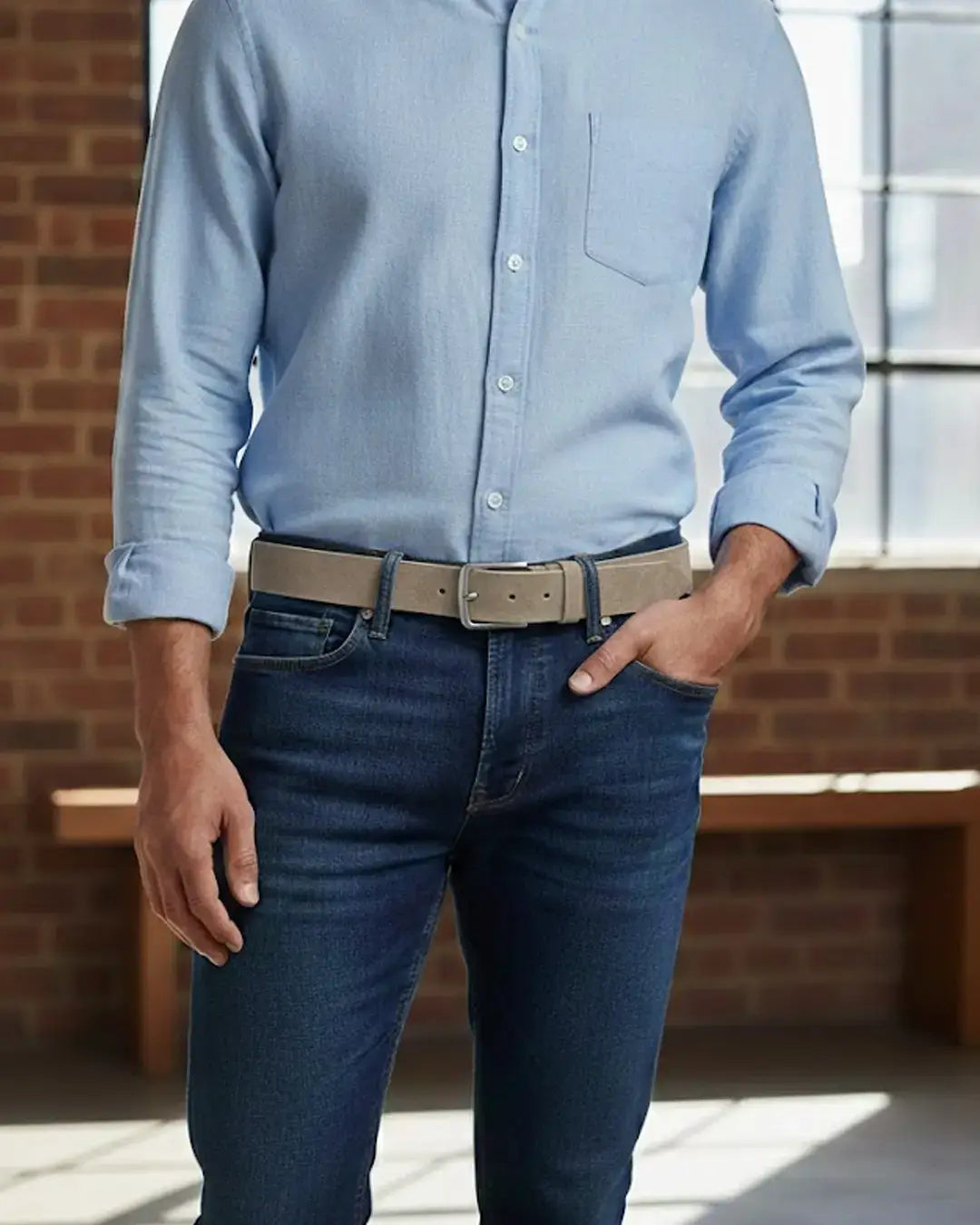 Almond Belt - First Manufacturing Company - Flyclothing LLC
