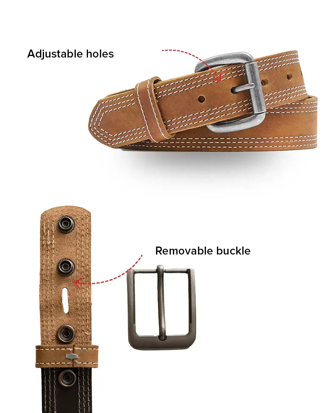 Heritage Ochre Belt - First Manufacturing Company - Flyclothing LLC