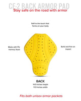 CE-2 Back Armor Pad - First Manufacturing Company - Flyclothing LLC