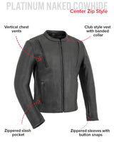 Revolt Men's Motorcycle Leather Jacket - First Manufacturing Company - Flyclothing LLC