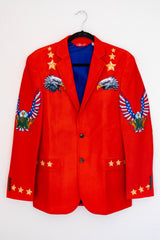 The Sunday Best | Western Style Red USA Suit - Shinesty