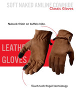 Ranch Men's Motorcycle Leather Gloves - First Manufacturing Company - Flyclothing LLC
