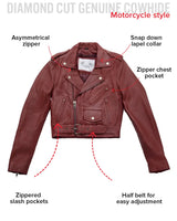 Katy - Women's Leather Jacket - BHBR - First Manufacturing Company - Flyclothing LLC