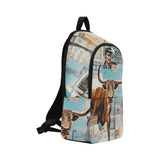 Baha Ranch Vintage Bull Collage Western Backpack