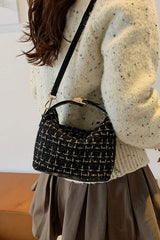 Woven Removable Strap Shoulder Bag - Trendsi - Flyclothing LLC